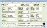CyberCollect Debt Collection Software - Sample Info1 Screen